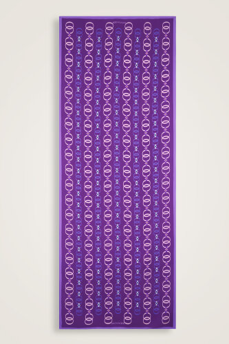 Baklava Noor Mor Floş Viskon Şal 70x210 - Imannoor (1)