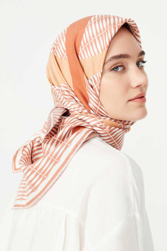 Bamboo Noor Twill Scarf Mink - 6