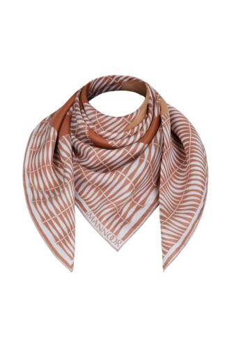 Bamboo Noor Twill Scarf Mink - 5