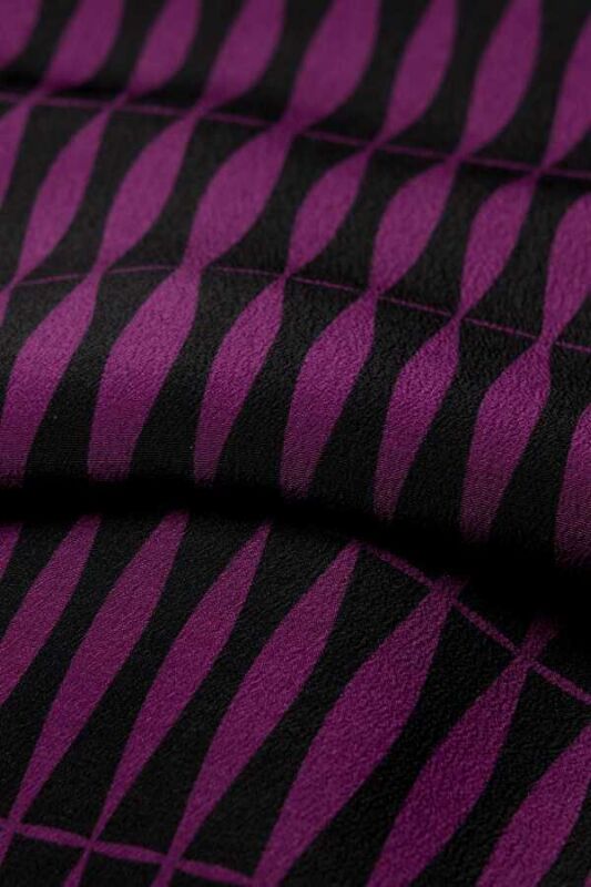 Bamboo Silk Shawl Fuchsia - 3