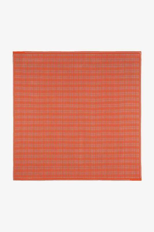 Bamboo Silk Shawl Orange - 1
