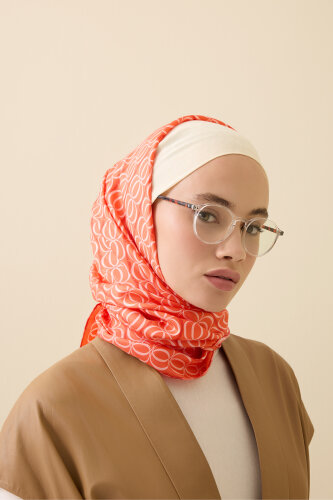 Bambunoor Pomegranate Flower Silk Scarf - Imannoor