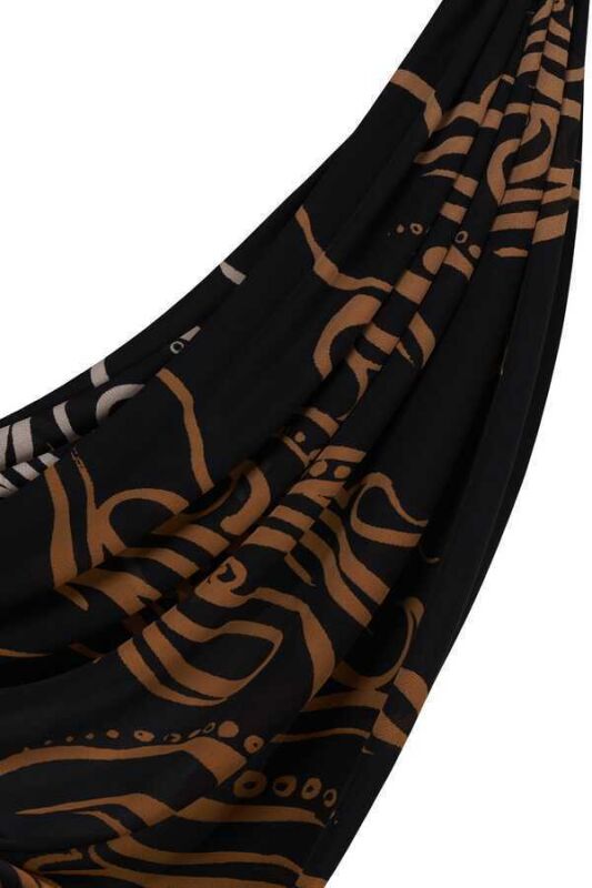 Birds of SeaSilk Shawl Black - 5