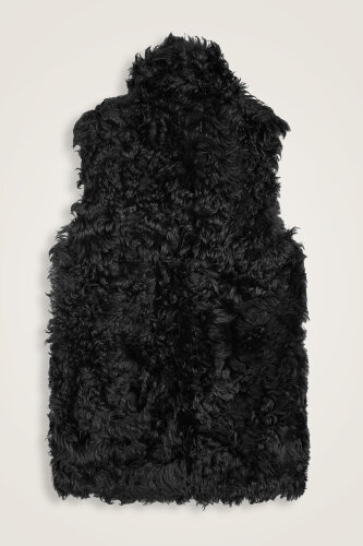 Black Fur Vest - Imannoor (2)