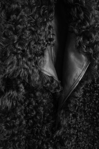 Black Fur Vest - Imannoor (3)