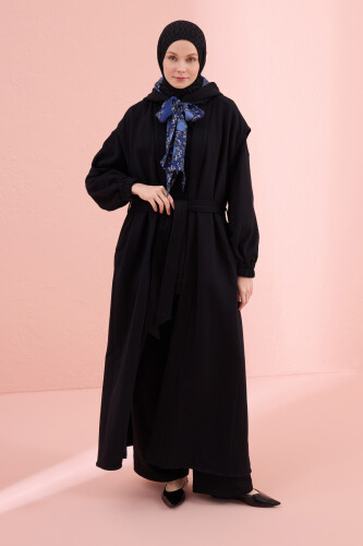 Black-Sax Three Thread Long Vest Piping - Imannoor (1)