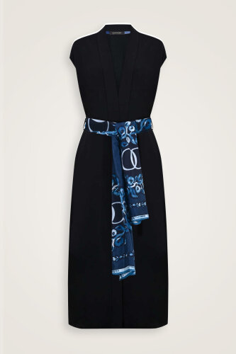 Black-Sax Three Thread Long Vest Piping - Imannoor (2)