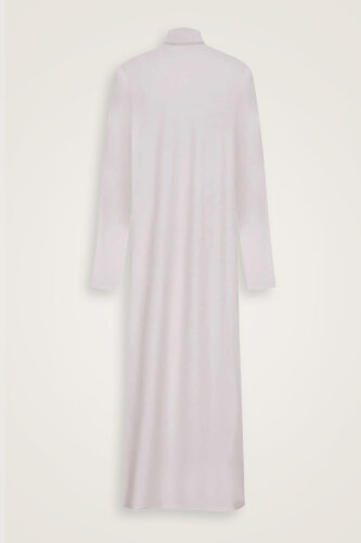 Boğazlı Açık Taş Penye Elbise - Imannoor (1)