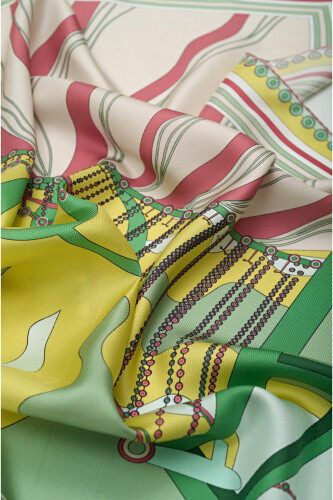 Bridge Silk Scarf Yellow - 2