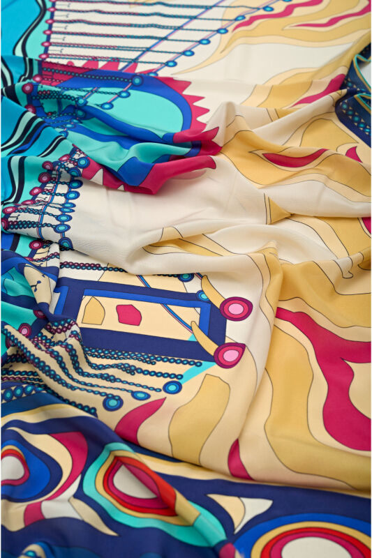 Bridge Silk Shawl Cream - 3