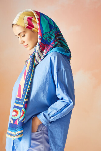 Bridge Silk Shawl Cream - 2