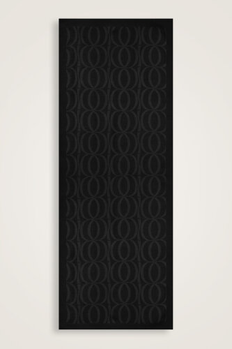 Büyük Bambunoor Siyah Ferah Tensel Şal 70x200 - Imannoor (1)