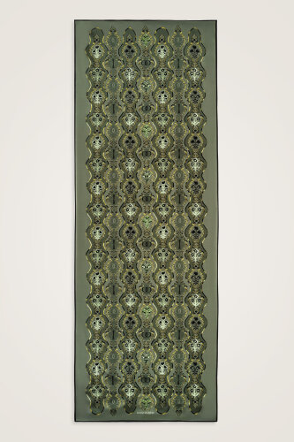 Cascade Green Cotton Floss Shawl - 2