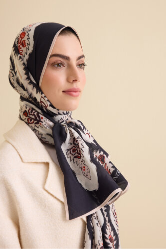 Cascade White Cotton Floss Shawl 