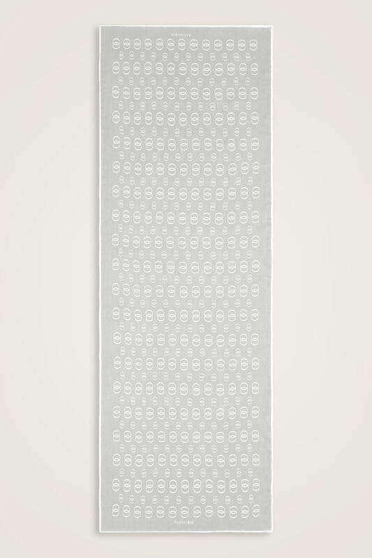 Chain Logo Pebble Cotton Floss Shawl - 1