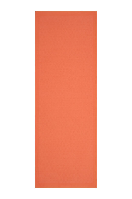 Chain Pattern Cotton Silk Shawl Orange - 1