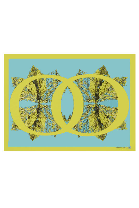 Çınar Cotton Shawl Blue - 1