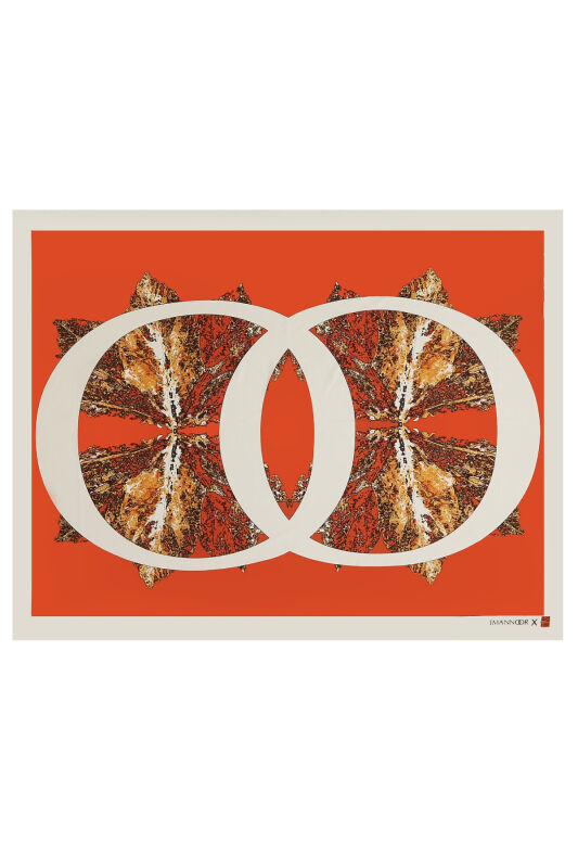 Çınar Cotton Shawl Orange - 1