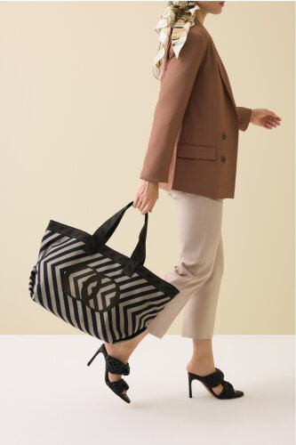 Çizgi Noor Khaki Bag - Imannoor (4)