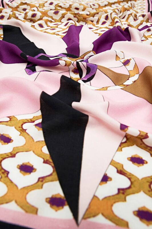 Compass the South Modal Shawl Pink - 3