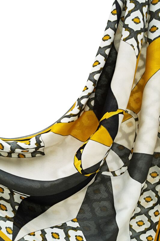 Compass the South Modal Shawl Yellow - 5
