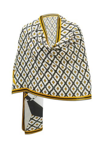 Compass the South Modal Shawl Yellow - 6