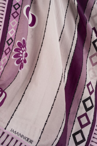 Daisy Noor Damson Cotton Floss Shawl - 4