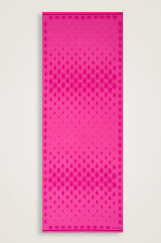 Damlalar Fuşya Krep İpek Şal 80x200 - Imannoor (1)