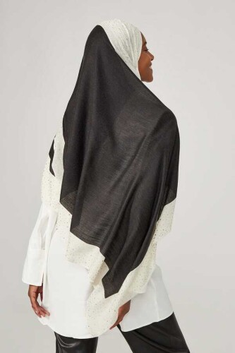 Day and Night Silk Shawl - 2