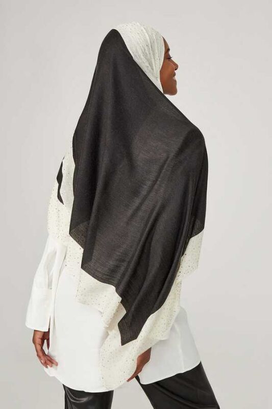 Day and Night Silk Shawl - 2