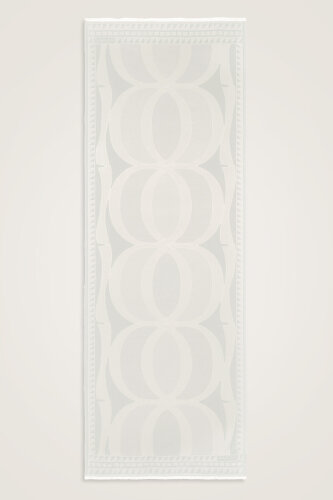 Dev Bambunoor Kemik Yün İpek Şal 70x200 - Imannoor (1)