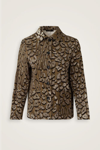 Doğunun Leoparı Yeşil Pamuk Ceket - Imannoor (1)