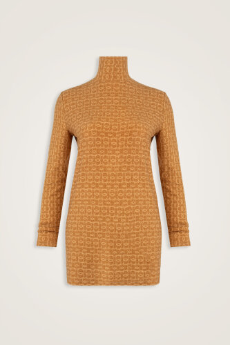 Dokuma Noor Deve Tüyü Uzun Penye Bluz - Imannoor