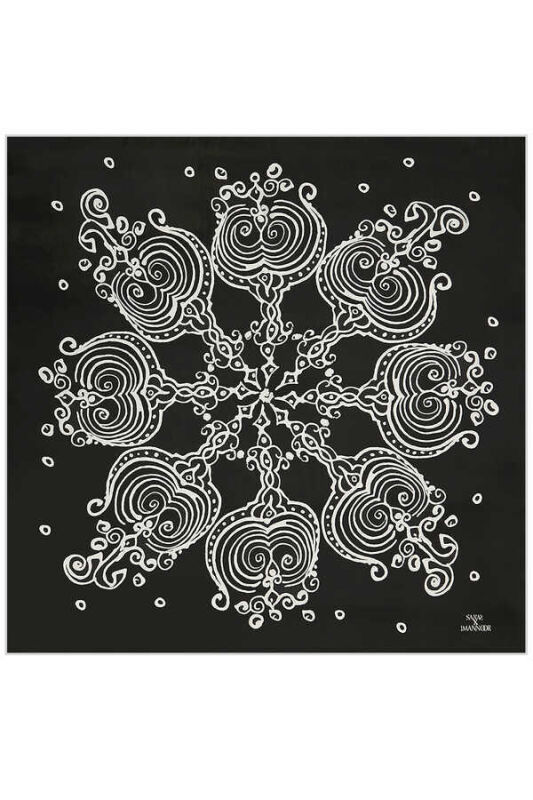 Dome Scarf Black - 1