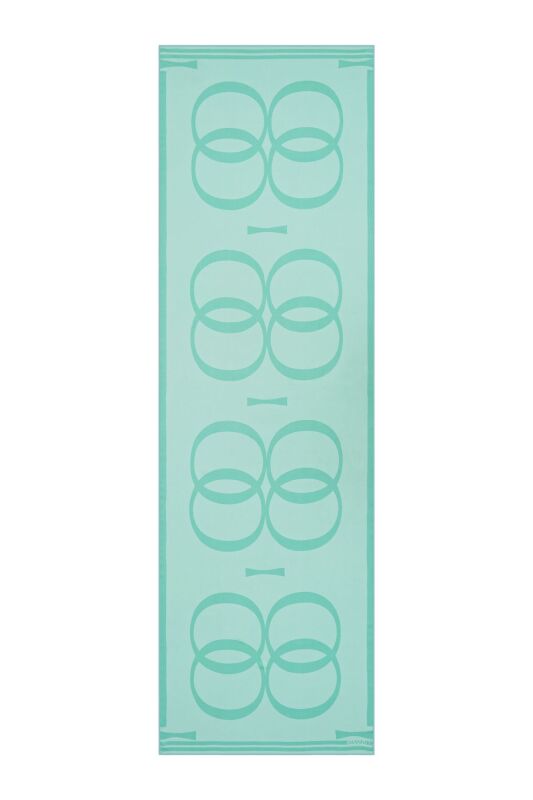 Double o Logo Shawl Turquoise - 1