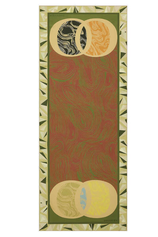 Double OO Silk Shawl Green - 1