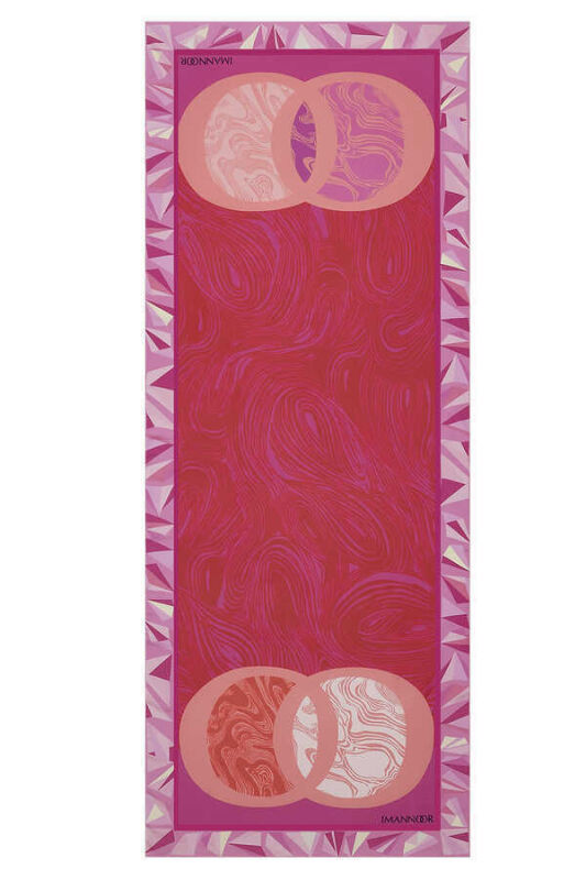 Double OO Silk Shawl Pink - 1