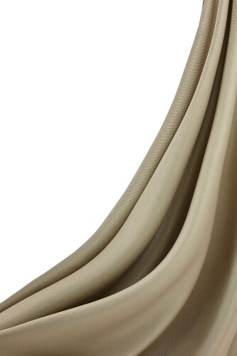 Double Sided Twill Silk Scarf Beige - 5