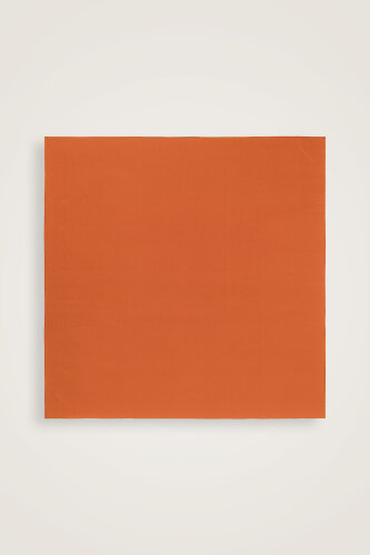 Düz Renk Turuncu-Fuşya Çift Taraflı Mulberry İpek Eşarp 94x94 - Imannoor (2)