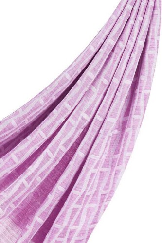 Eye of Iman Silk Shawl Fuchsia - 5