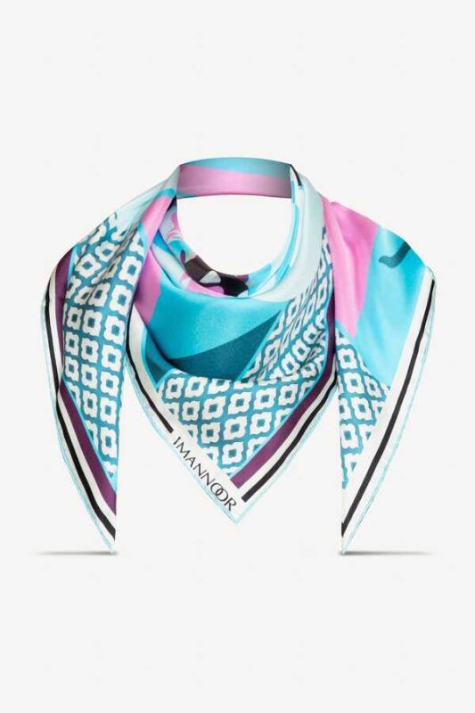 Fancy OO Scarf Turkish Blue - 5