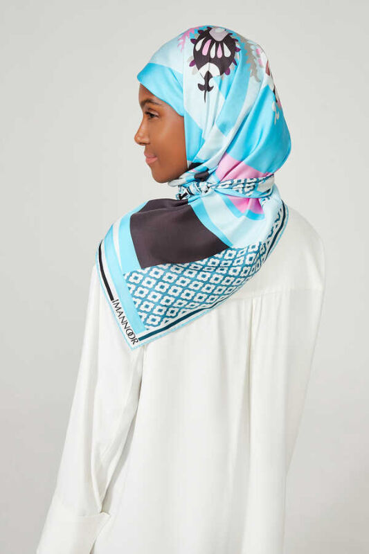 Fancy OO Scarf Turkish Blue - 4