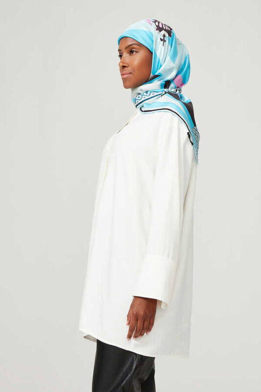 Fancy OO Scarf Turkish Blue - 6