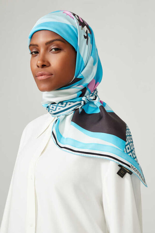Fancy OO Scarf Turkish Blue - 2