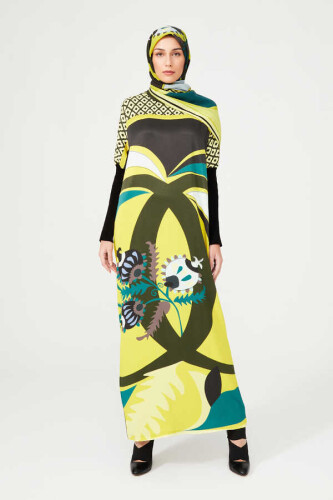 Fancy Dress Yellow - Imannoor (3)