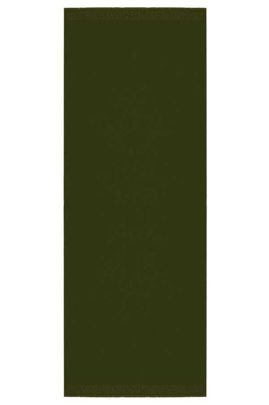 Fine Silk Solid Silk Shawl Green - 1