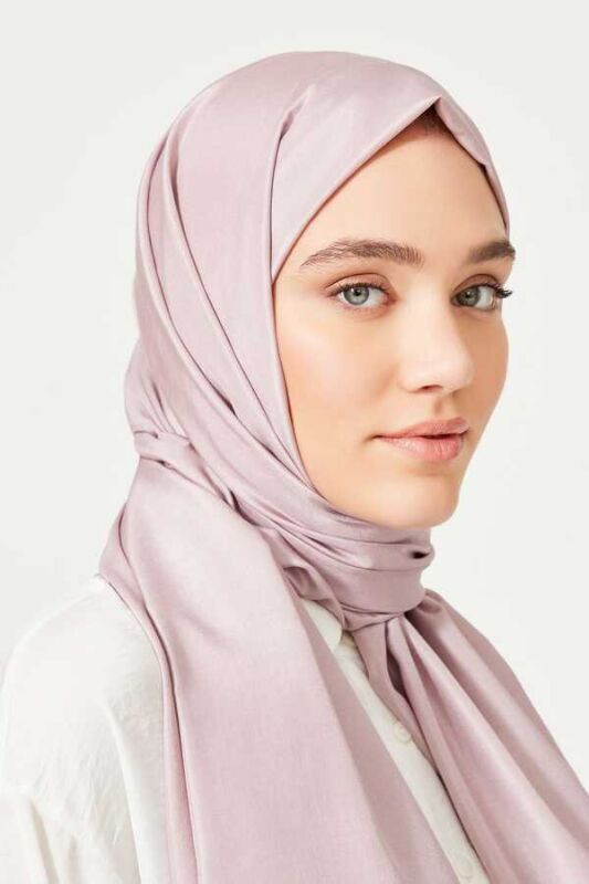 Fine Silk Solid Silk Shawl Pink - 4