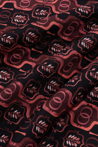 Girdap Bordo Tivil İpek Eşarp 95x95 - Imannoor (4)