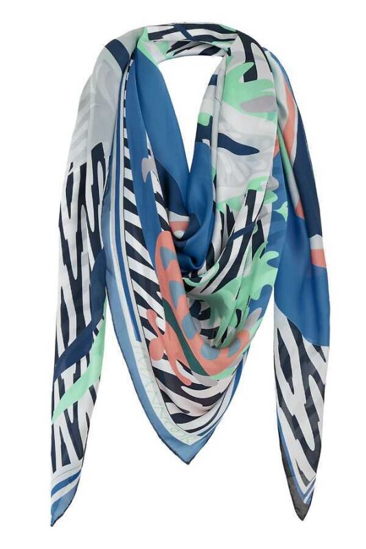 Golden OO Scarf Blue - 4