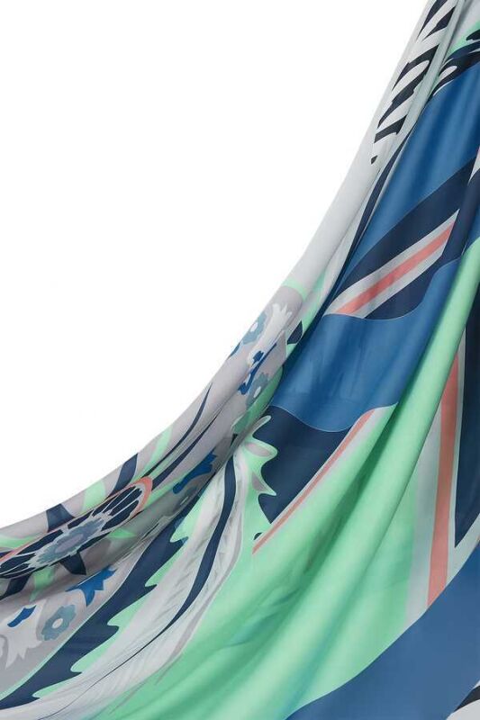 Golden OO Scarf Blue - 5
